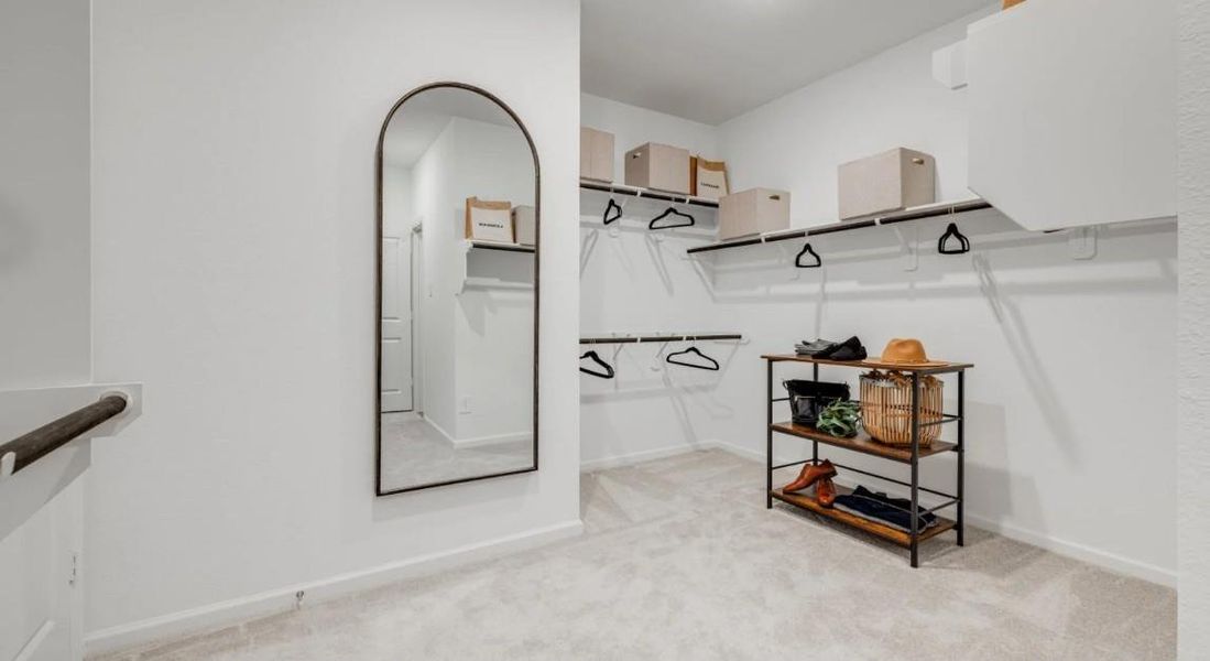 Furnished interior view inside a new home in Samara, League City (Image 12).