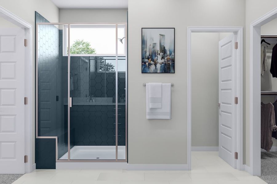 Representative furnished interior of a home built from the Fieldstone by Tri Pointe Homes in Terrace Collection at Heritage, Dripping Springs (Image 14).