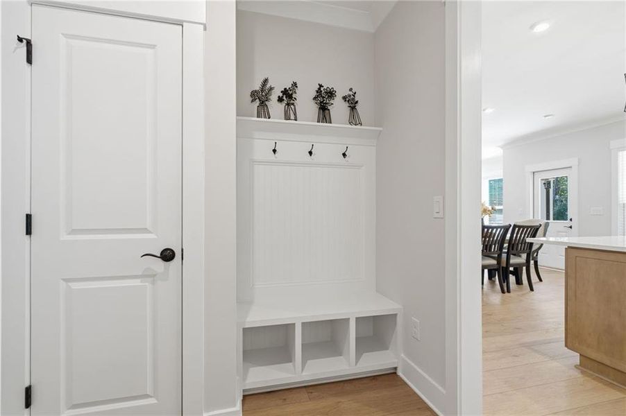 Furnished interior view inside a new home in , Flowery Branch (Image 11).