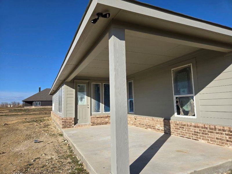 Exterior details and patio area of a home in Hillview Addition, Decatur (Image 9). Exterior details and patio area of a home in Hillview Addition, Decatur (Image 9).