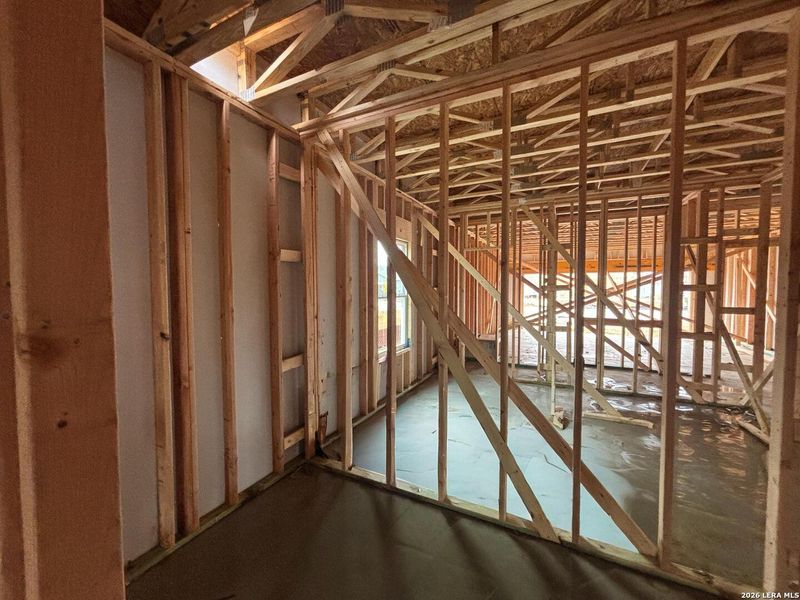 In-progress construction of a new home in The Summit at Saddlebrook Ranch 55's, Schertz, TX (Image 12). In-progress construction of a new home in The Summit at Saddlebrook Ranch 55's, Schertz, TX (Image 12).