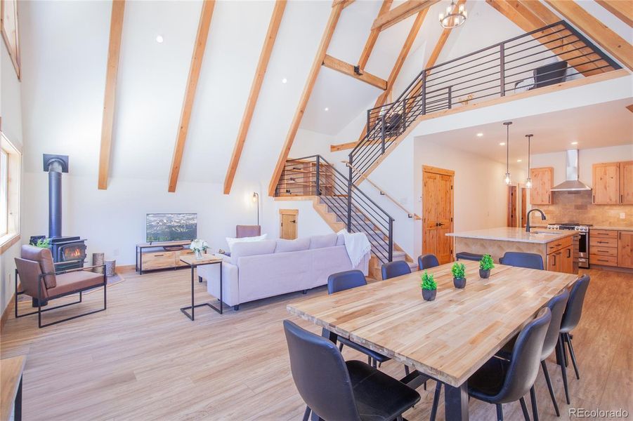 Furnished interior view inside a new home in , Breckenridge (Image 5).