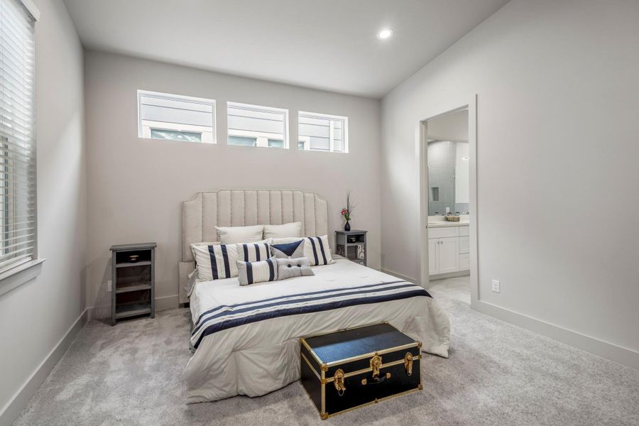 Furnished interior view inside a new home in , Houston (Image 35).