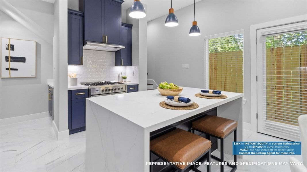 Take a look at your Living area staged. Note: This is the same floor plan, but a separate unit, not Unit C.