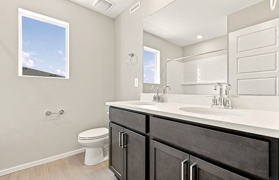 Furnished interior view inside a new home in Murata Farms, Fort Lupton (Image 11).