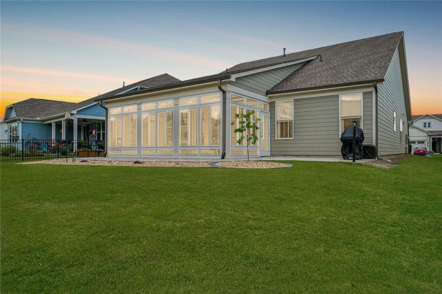 Exterior details and patio area of a home in , Hoschton (Image 33). Exterior details and patio area of a home in , Hoschton (Image 33).