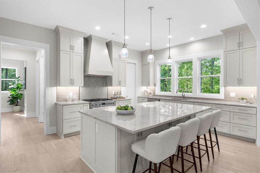 Furnished interior view inside a new home in , Gainesville (Image 13).