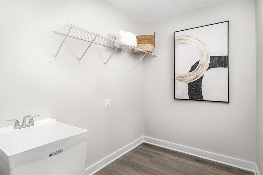 Representative furnished interior of a home built from the Schubert by Ryan Homes in Park Ridge at Sugar Hill, Sugar Hill (Image 16).