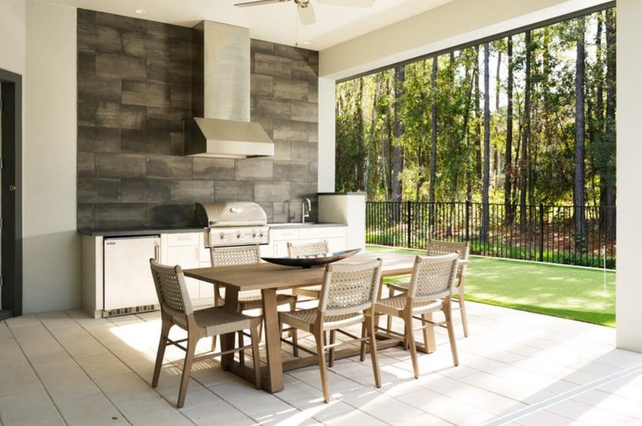 Exterior details and patio area of a home in , Dahlonega (Image 4). Exterior details and patio area of a home in , Dahlonega (Image 4).