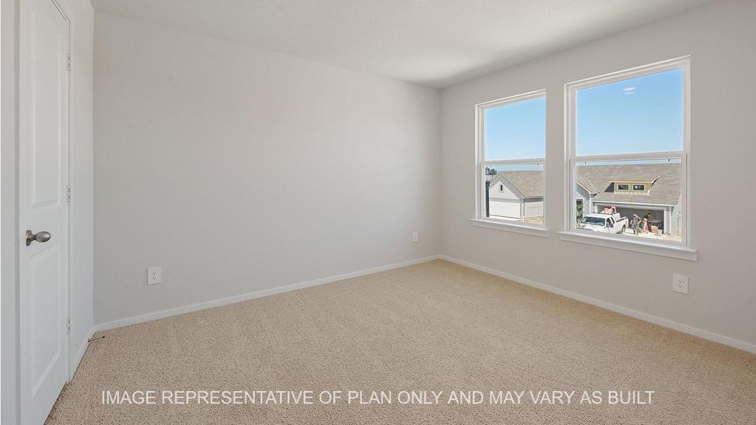 Spacious, unfurnished interior of a new home in Midtown Reserve, College Station (Image 17).