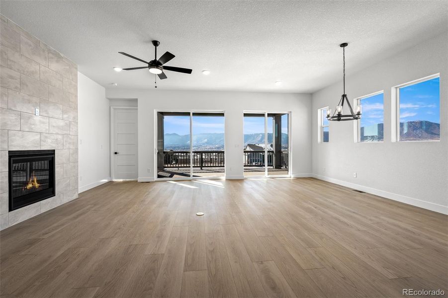 Spacious, unfurnished interior of a new home in Cloverleaf – Mountainview Collection, Monument (Image 29).