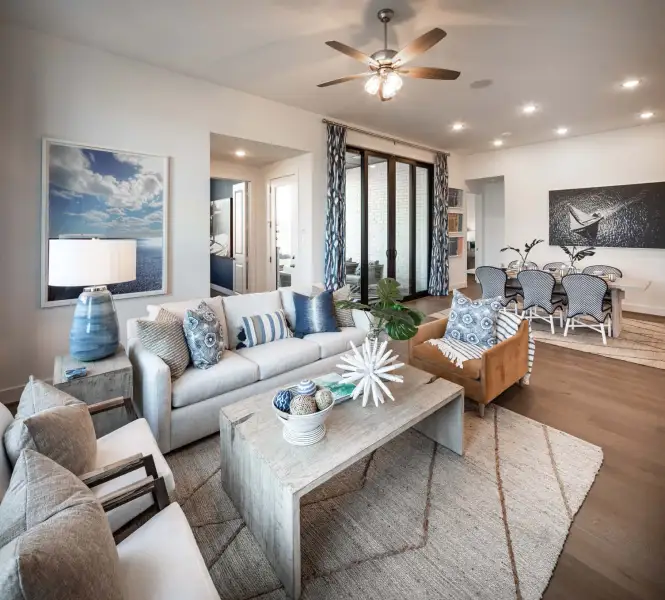 Representative Family Room - some options shown