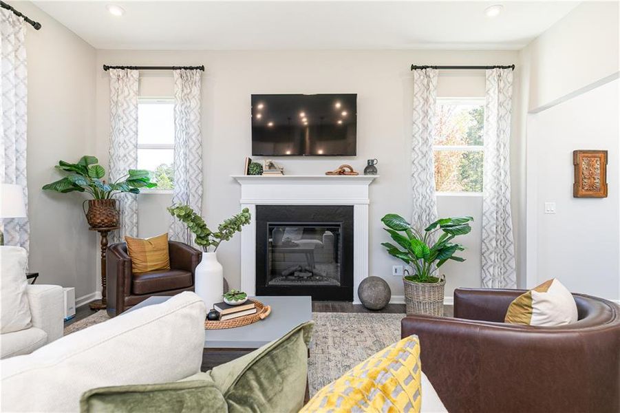 Furnished interior view inside a new home in Annsbury Park, Lilburn (Image 9).