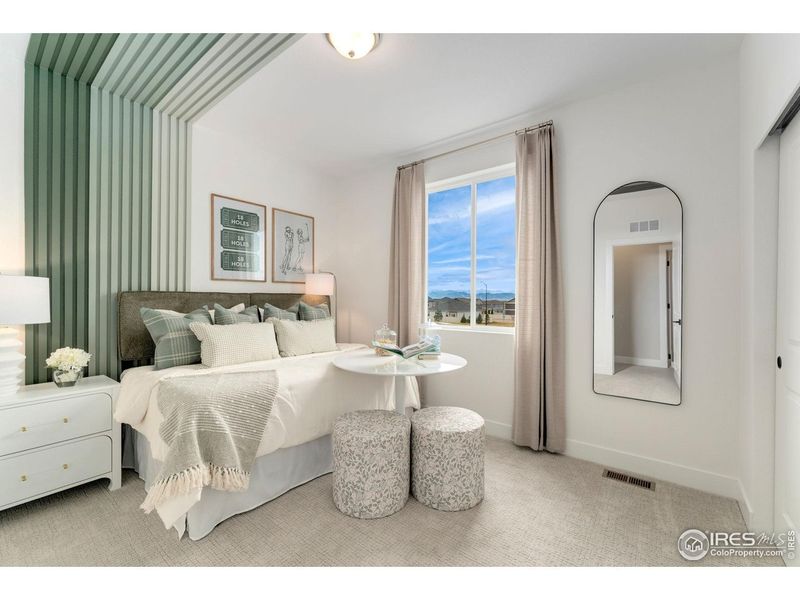 Furnished interior view inside a new home in Hidden Creek, Frederick (Image 6). Furnished interior view inside a new home in Hidden Creek, Frederick (Image 6).