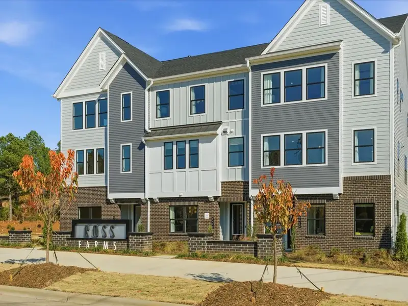 Representative exterior photo of a completed home built from the Bloom by Tri Pointe Homes in Ross Farms, Charlotte, NC (Image 1). Representative exterior photo of a completed home built from the Bloom by Tri Pointe Homes in Ross Farms, Charlotte, NC (Image 1).