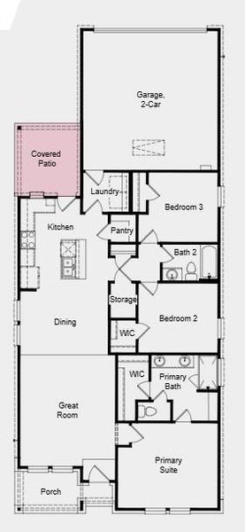 View of floor plan / room layout