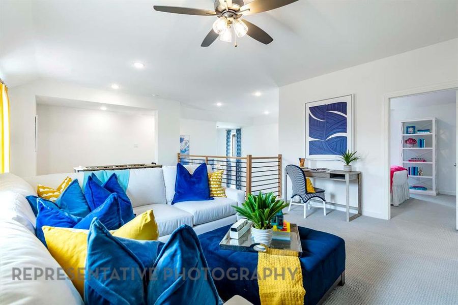 Furnished interior view inside a new home in Bel Air Village: 50ft. lots, Sherman (Image 16).