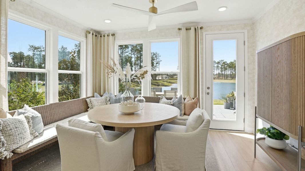 Representative furnished interior of a home built from the Hallmark by Del Webb in Del Webb Point Hope, Charleston (Image 6). Representative furnished interior of a home built from the Hallmark by Del Webb in Del Webb Point Hope, Charleston (Image 6).