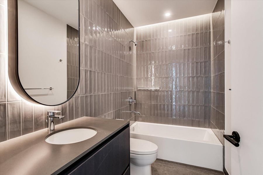 Furnished interior view inside a new home in The Modern Austin Residences, Austin (Image 11).