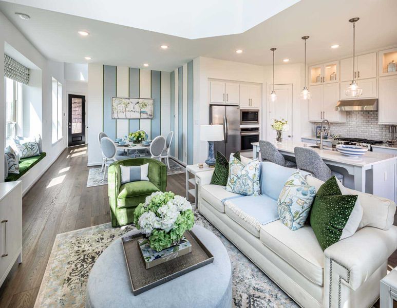 Representative Family Room - some options shown