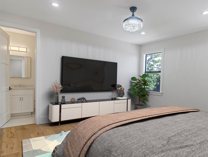 Furnished interior view inside a new home in , West Palm Beach (Image 31).