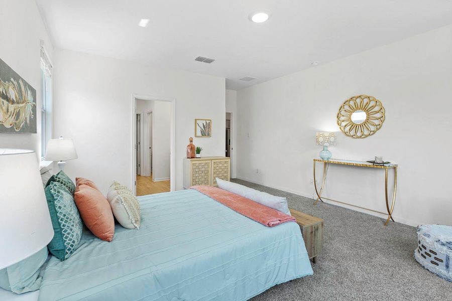 Furnished interior view inside a new home in Brooks Ranch, Kyle (Image 14).