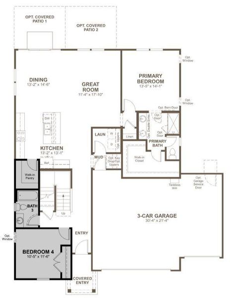 Elderberry 1st Floorplan- Representative Photo