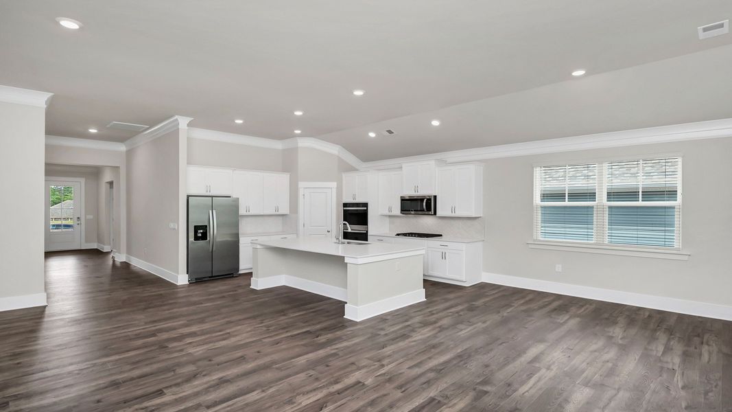 Representative unfurnished interior of a home built from the LITCHFIELD by D.R. Horton in Shell Pointe, Gilbert (Image 11). Representative unfurnished interior of a home built from the LITCHFIELD by D.R. Horton in Shell Pointe, Gilbert (Image 11).