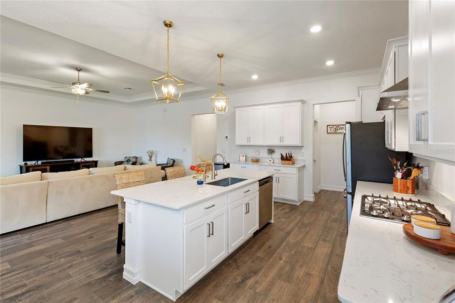 Furnished interior view inside a new home in , Land O' Lakes (Image 24).
