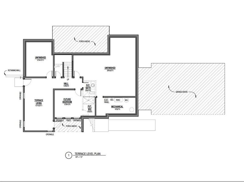 2D floor plan layout of this home in Aster, Roswell, GA (Image 5).