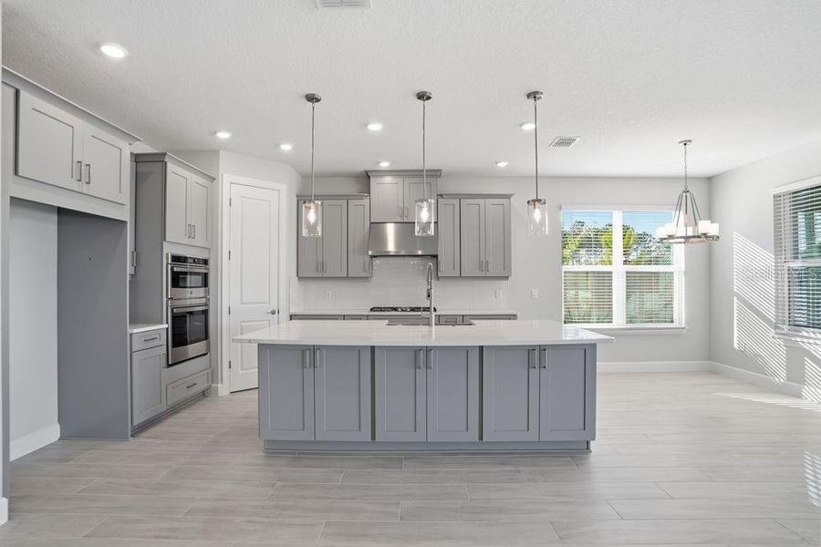 Furnished interior view inside a new home in Esplanade at Center Lake Ranch, St. Cloud (Image 12).
