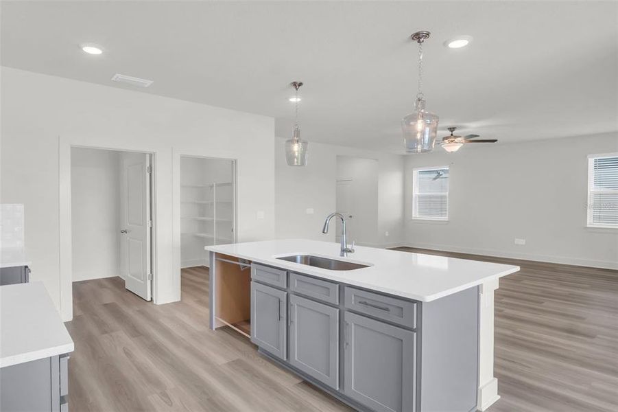 Furnished interior view inside a new home in Emerald Fields, Hudson (Image 3).
