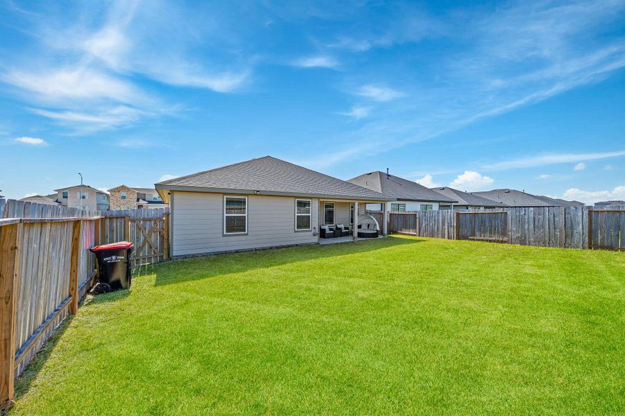 Exterior details and patio area of a home in , Fulshear (Image 22).