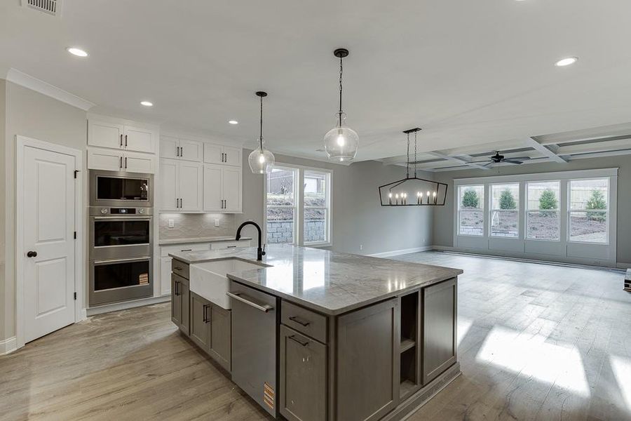 Furnished interior view inside a new home in , Buford (Image 9). Furnished interior view inside a new home in , Buford (Image 9).
