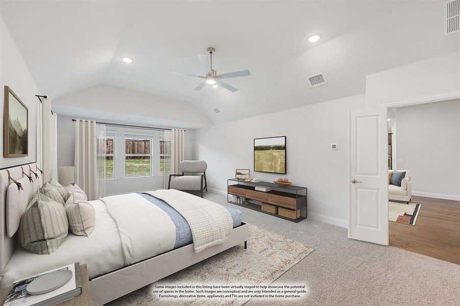 Furnished interior view inside a new home in Liberty, Melissa (Image 18).