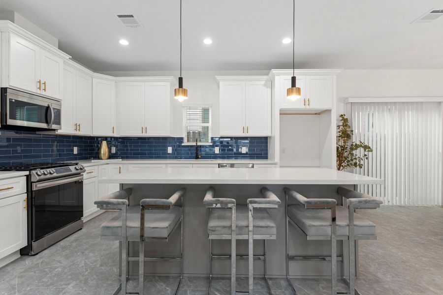 Furnished interior view inside a new home in , Houston (Image 17). Furnished interior view inside a new home in , Houston (Image 17).