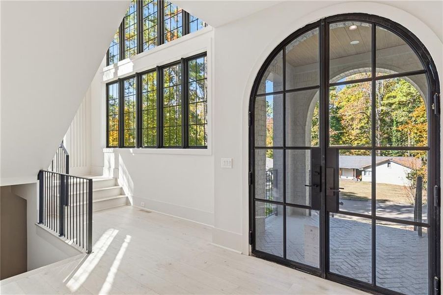 Exterior details and patio area of a home in , Atlanta (Image 22).