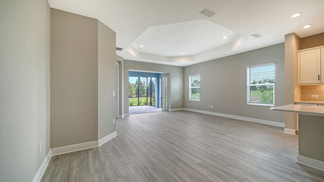 Spacious, unfurnished interior of a new home in Palm Grove, Lakewood Ranch (Image 26). Spacious, unfurnished interior of a new home in Palm Grove, Lakewood Ranch (Image 26).