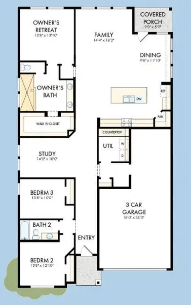 The success of a floor plan is the way you can move through it…You’ll be amazed at how well this home lives…We call it traffic patterns.