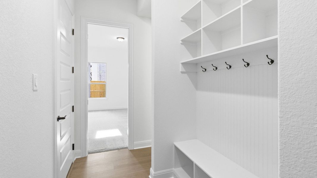 Furnished interior view inside a new home in Oaks at San Gabriel, Georgetown (Image 15).