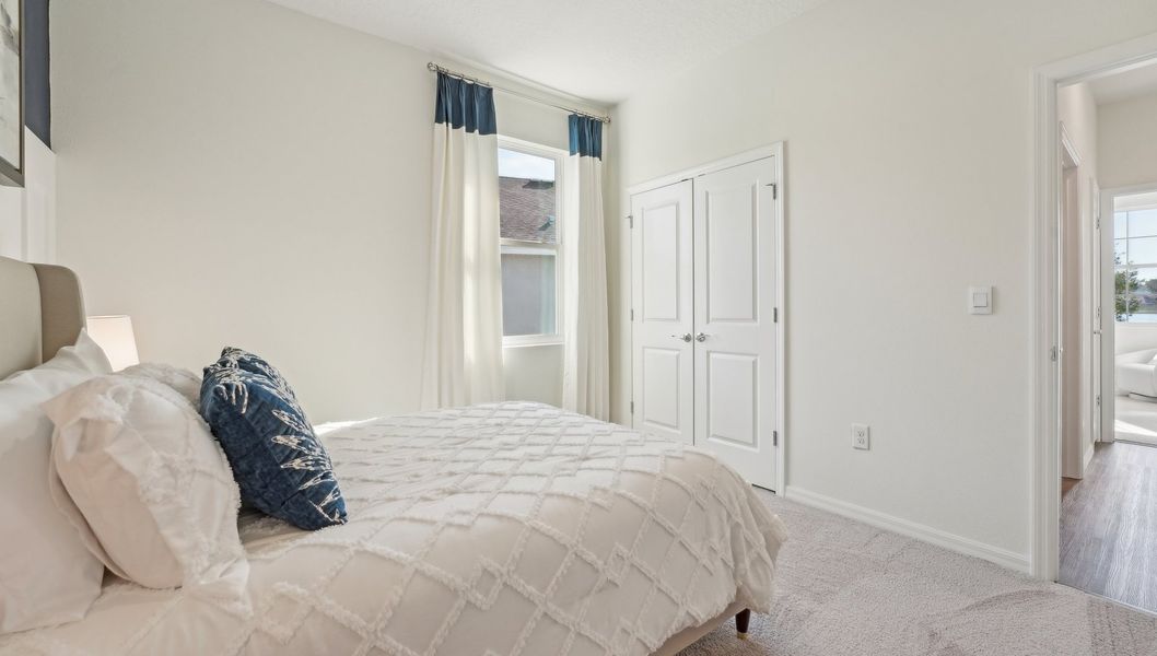 Representative furnished interior of a home built from the Delray by D.R. Horton in Abbott Park, Zephyrhills (Image 26).