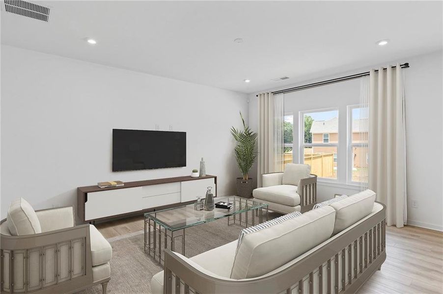 Furnished interior view inside a new home in Sage Woods, Dallas (Image 5).