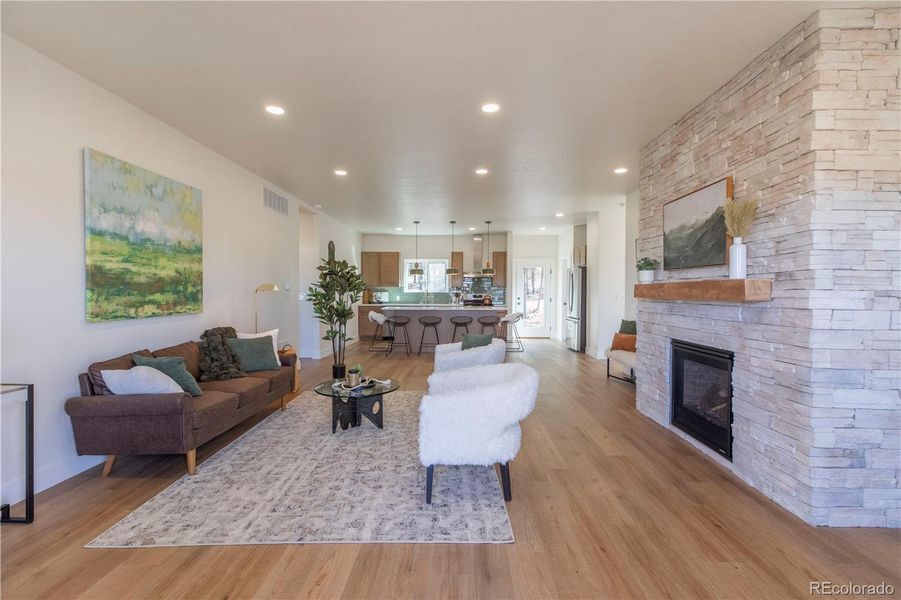 Furnished interior view inside a new home in , Florissant (Image 30).