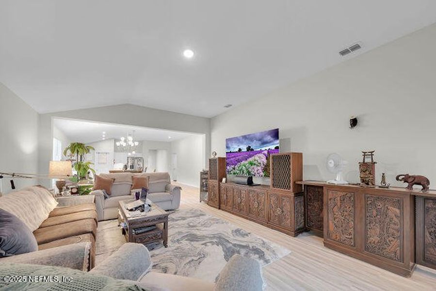 Furnished interior view inside a new home in Edinburgh Village, Jacksonville (Image 14). Furnished interior view inside a new home in Edinburgh Village, Jacksonville (Image 14).