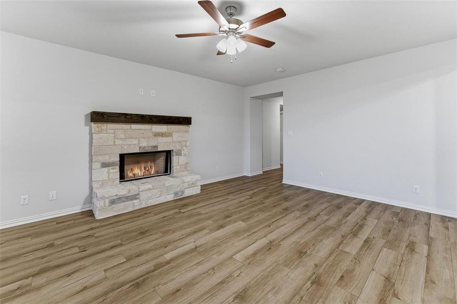 Spacious, unfurnished interior of a new home in Covenant Park, Springtown (Image 20). Spacious, unfurnished interior of a new home in Covenant Park, Springtown (Image 20).