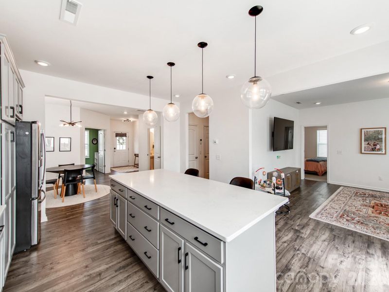 Furnished interior view inside a new home in Sutter's Mill II, Troutman (Image 14).