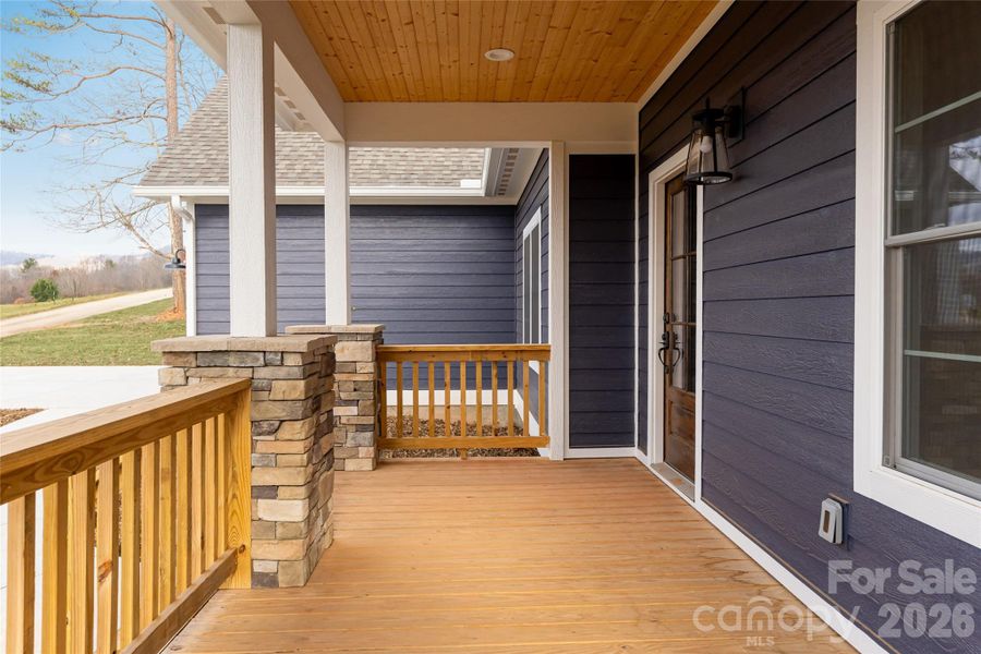 Exterior details and patio area of a home in , Mars Hill (Image 28).