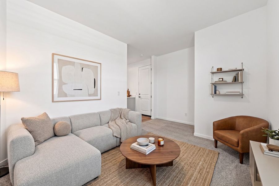 Furnished interior view inside a new home in Montana Vista - Highland, Buckeye (Image 12).