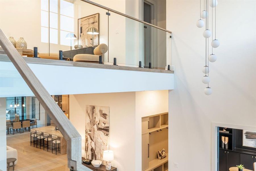 Furnished interior view inside a new home in , Heath (Image 17).