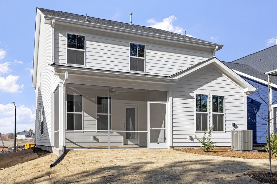 Exterior details and patio area of a home in Sweetbrier, Durham (Image 23).